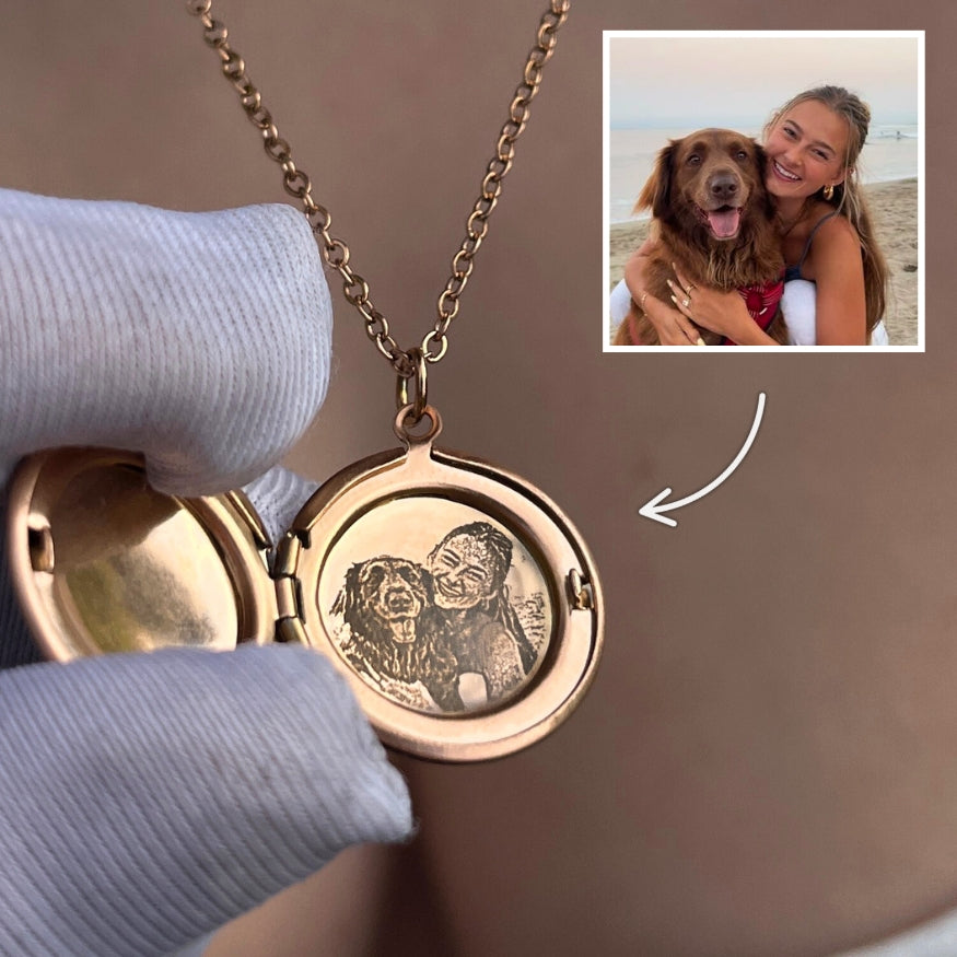 Vyklápací medailónik s fotografiou