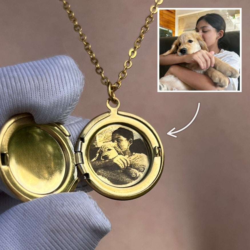 Vyklápací medailónik s fotografiou