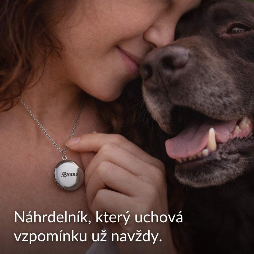 Vyklápací medailónik s fotografiou