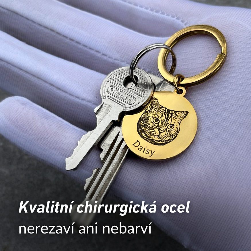 Kľúčenka s obrázkom maznáčika